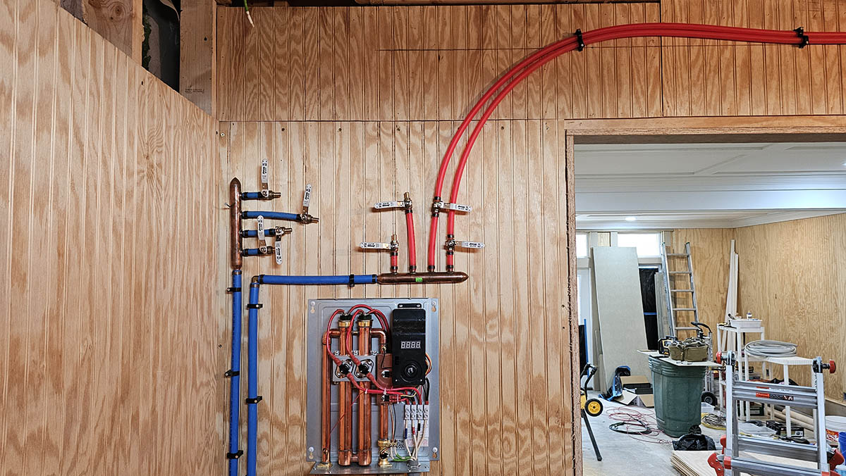 Rheem Water Heater Review Image of how pex runs