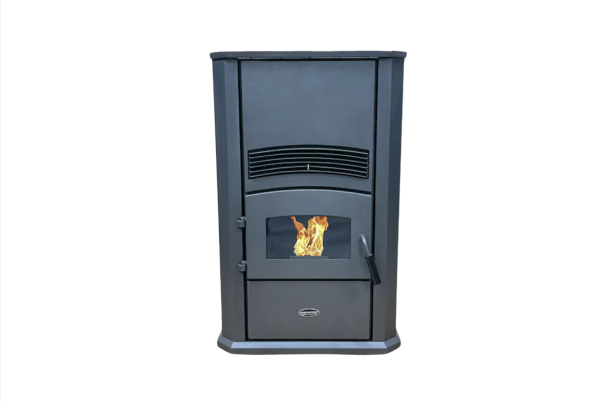 Comfortbilt Alpine pellet stove on white background