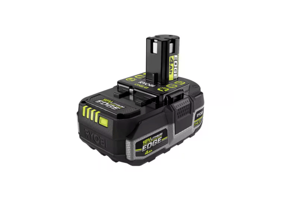 Ryobi Edge Battery on White Background