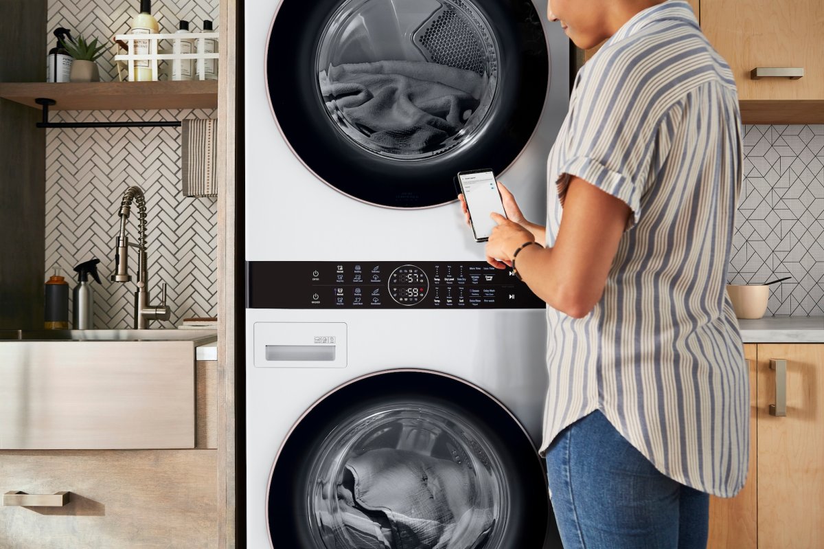 LG WashTower can be controlled remotely via LG's ThinQ app