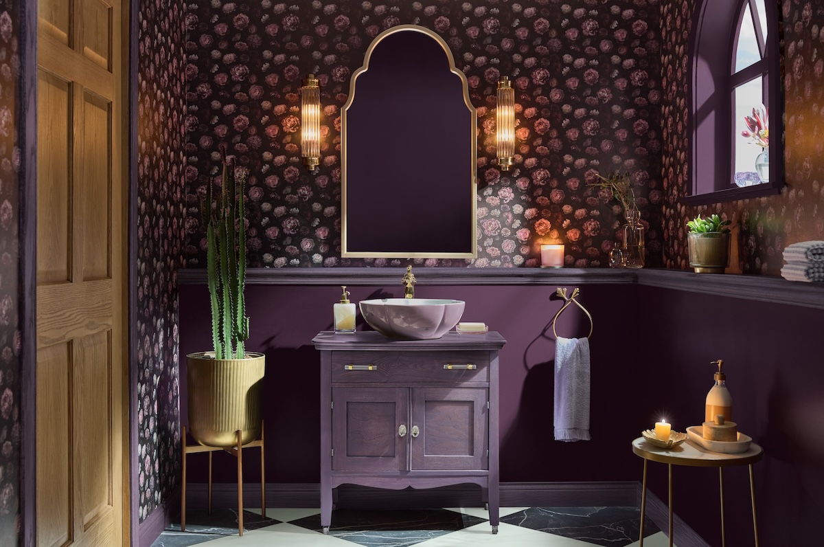 Minwax's color of the year 2025: Violet.