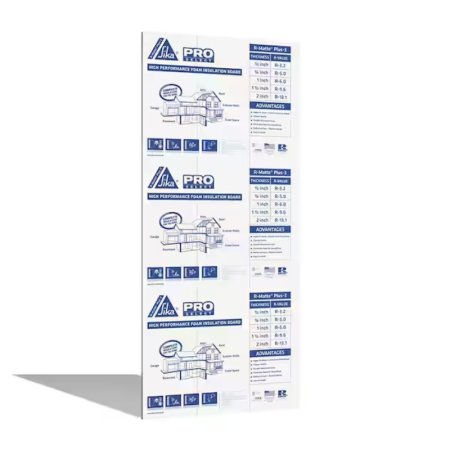  The Best Insulation for Exterior Walls Option: Sika Rmax Pro Select Polyiso Insulation Board